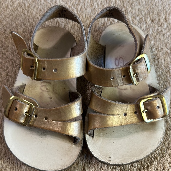 Sun-San Sea Wee Salt Water Sandals in Gold - Picture 5 of 6